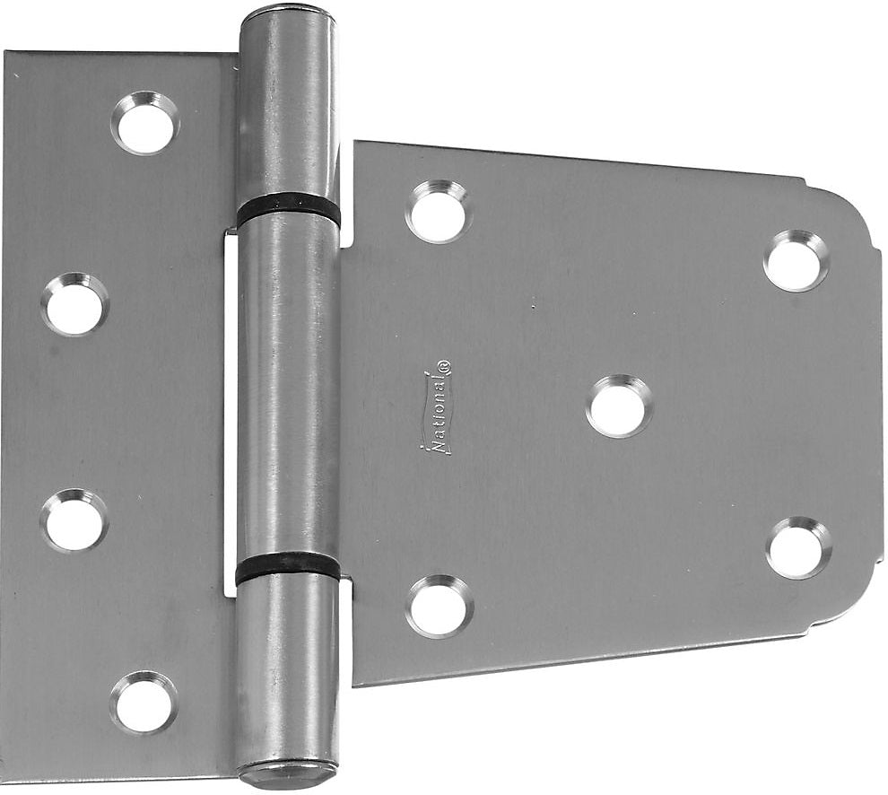 National Hardware N342-543 Extra Heavy Gate Hinge, Stainless Steel, 3-1/2"