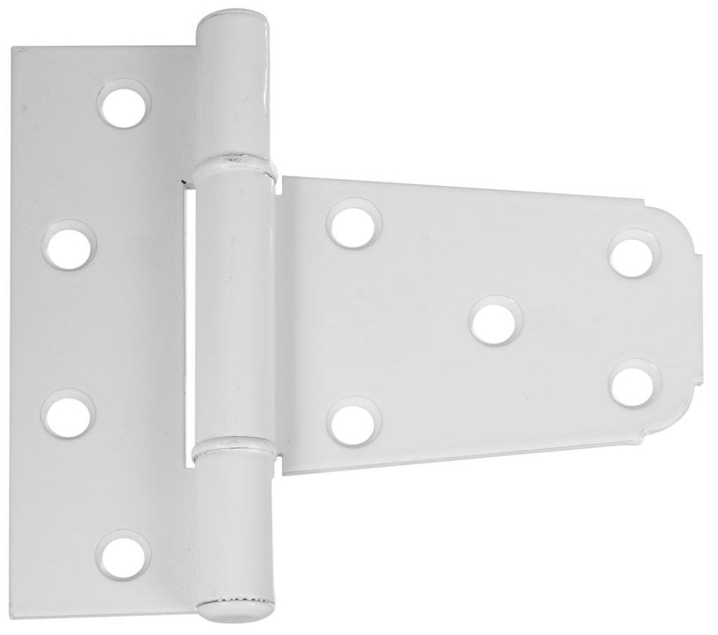 National Hardware N342-568 V283 Lighter Duty Gate T Hinges, Aluminum, 3-1/2", White