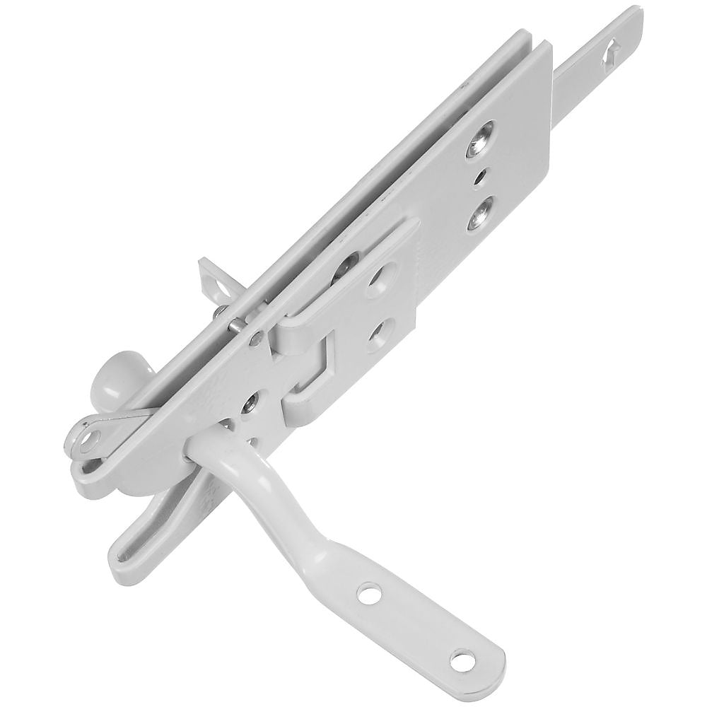 National Hardware N342-683 Vinyl Heavy Duty Fence Gate Automatic Latch, White