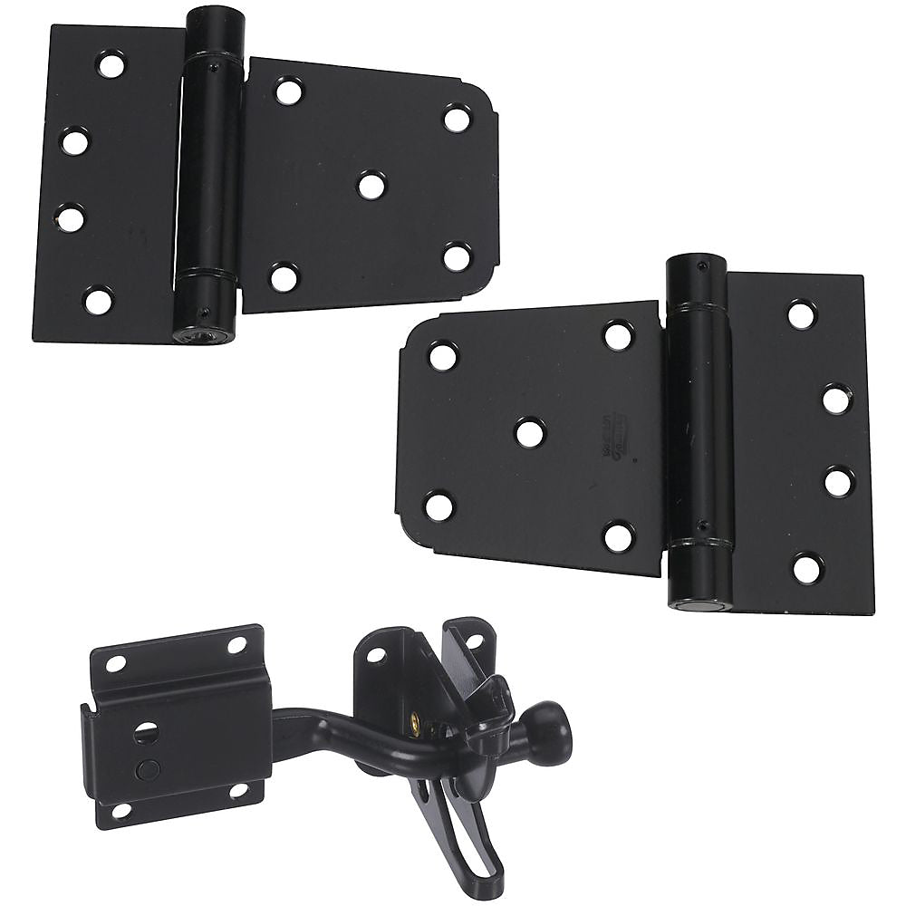 National Hardware N343-475 DPV879 Self-Closing Gate Kits, Black