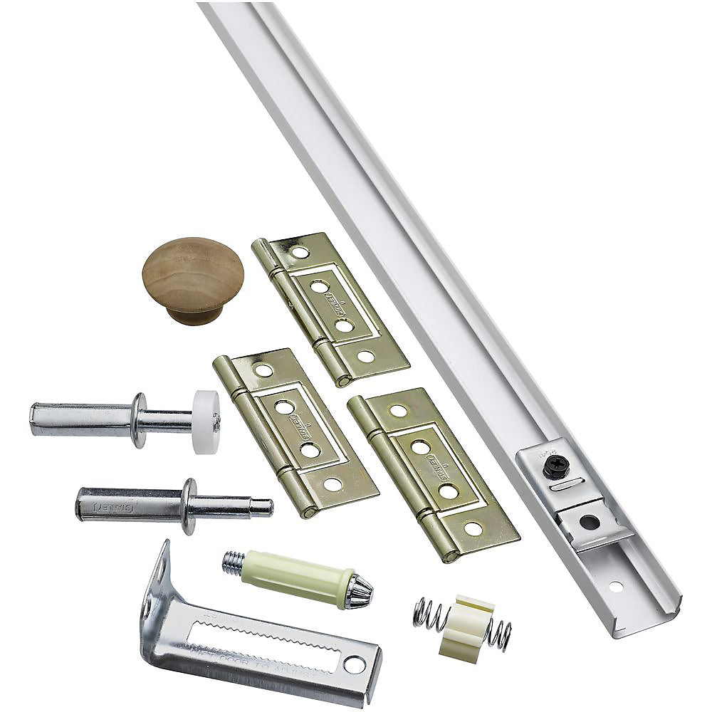 National Hardware N343-715 Folding Door Hardware Set, 36", Surface Mount