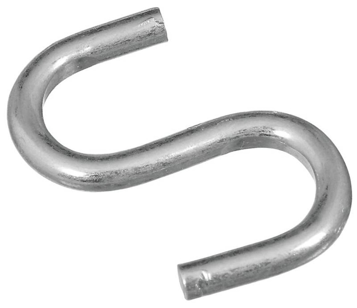 National Hardware N344-796 Zinc S-Hook, 1"