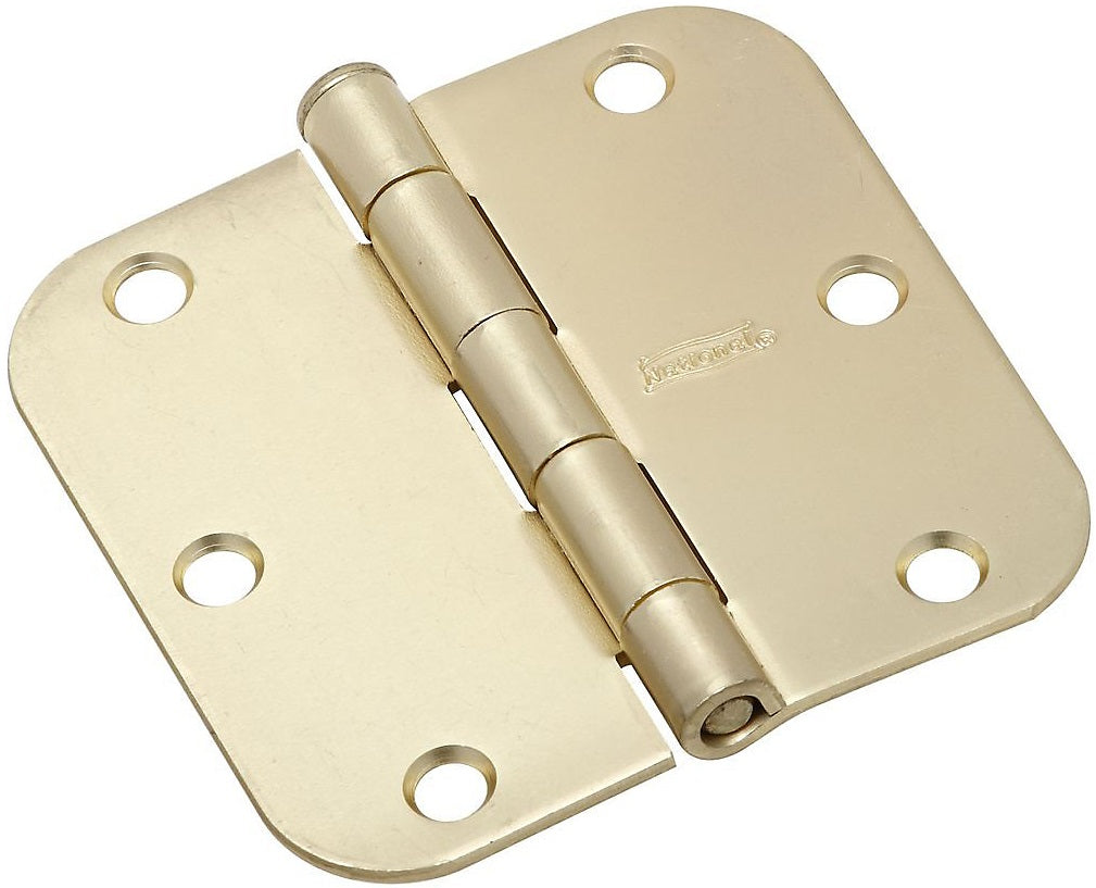 National Hardware N612-060 RCP512R58 Door Hinge, Satin Brass