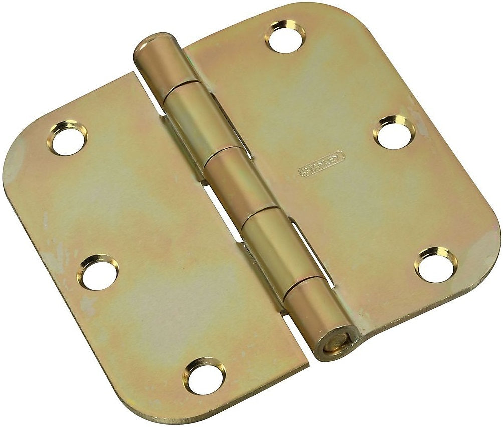National Hardware N830-262 SPB512R5/8 Door Hinge, 3", Brass Tone