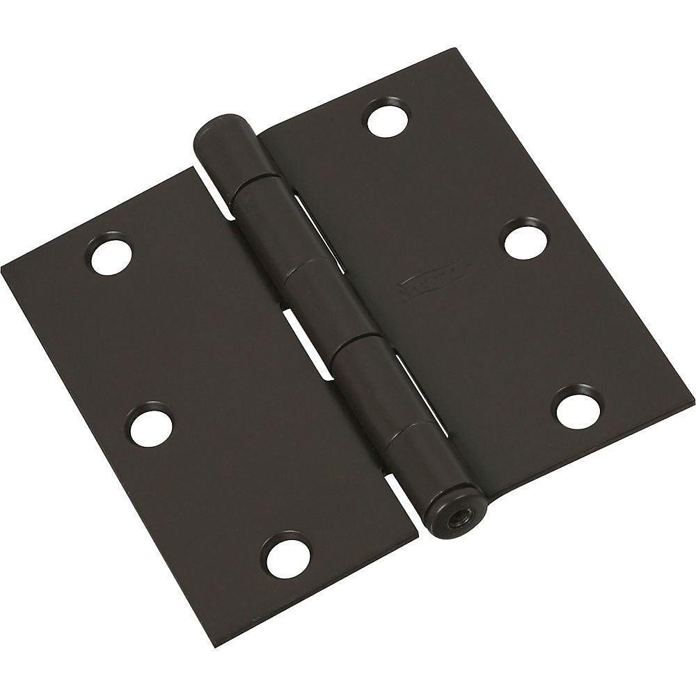 National Hardware N830-323 Door Hinge, 3-1/2", Oil Rubbed Bronze