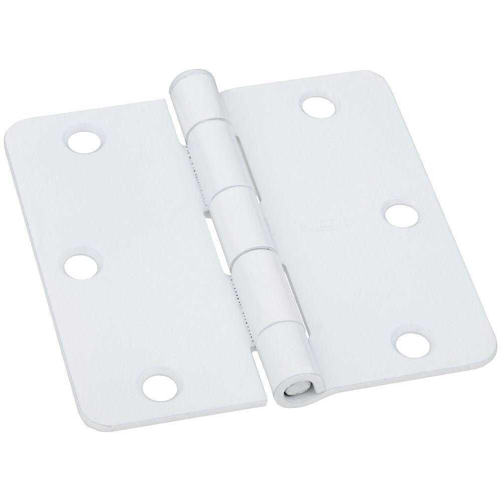 National Hardware N830-336 Door Hinge, Steel, White