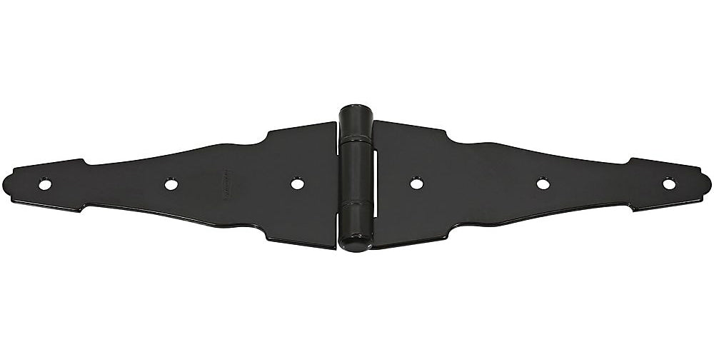 National Hardware N881-946 Decorative Heavy Duty Ornamental Strap Hinge, Steel