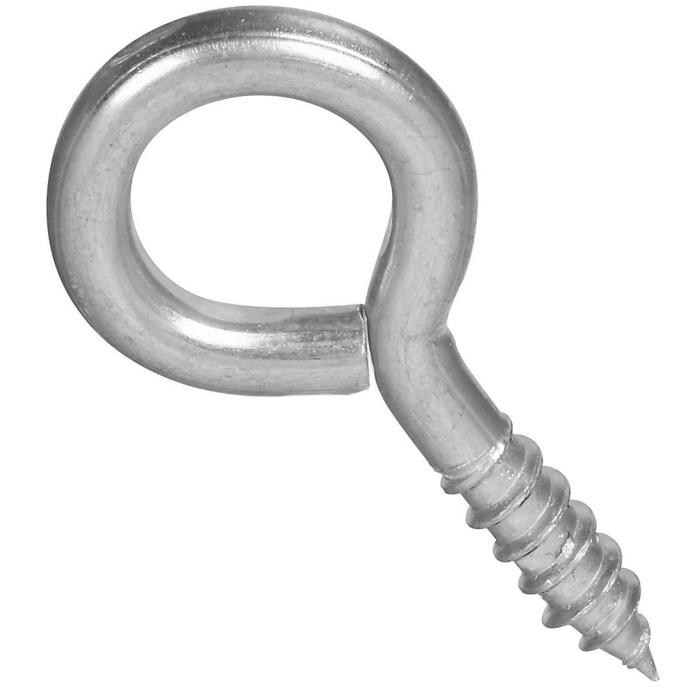 National Hardware V2014 N119-222 Large Screw Eye, Steel, #6, 1-15/16"