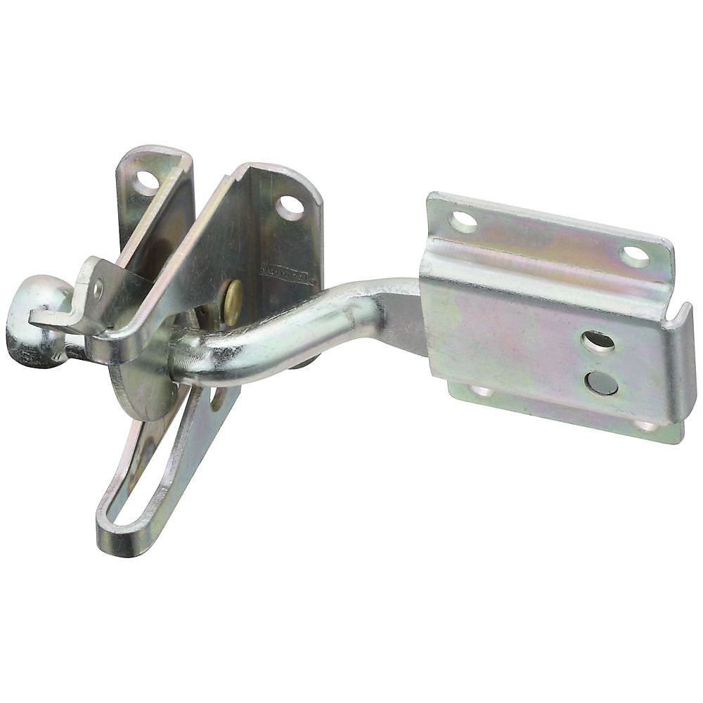 National Hardware N342-618 MaxLatch Automatic Self-Adjusting Gate Latch, Zinc Plated