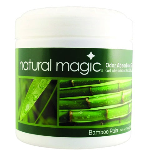 Natural Magic 4038 Odor Absorbing Gel, Bamboo Rain scent, 14 Oz