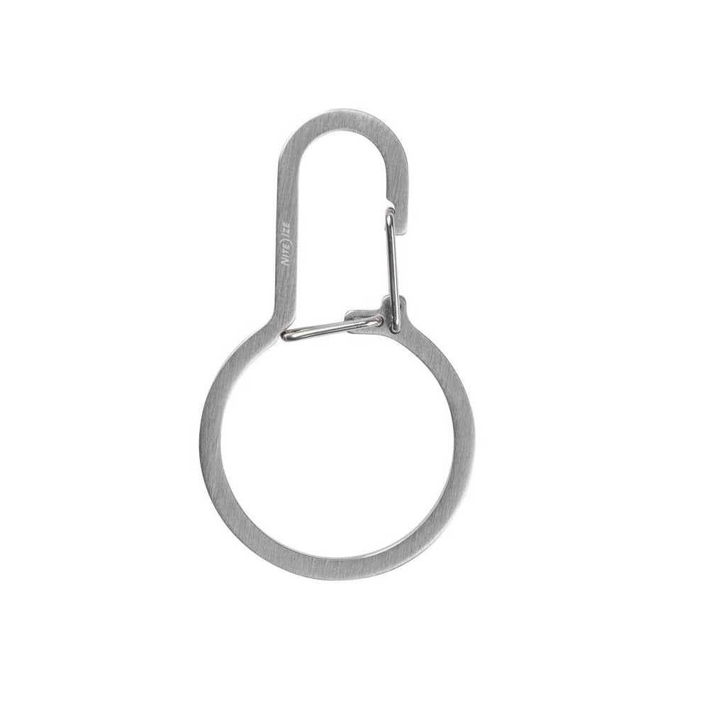 Nite Ize DDK-11-R3 DualPass Key Ring, Stainless Steel, Silver
