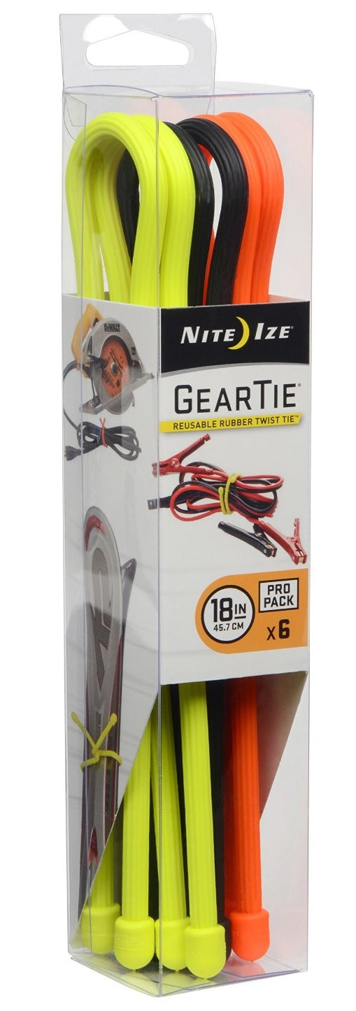 Nite Ize GTPP18-A1-R8 Gear Tie ProPack, 18"