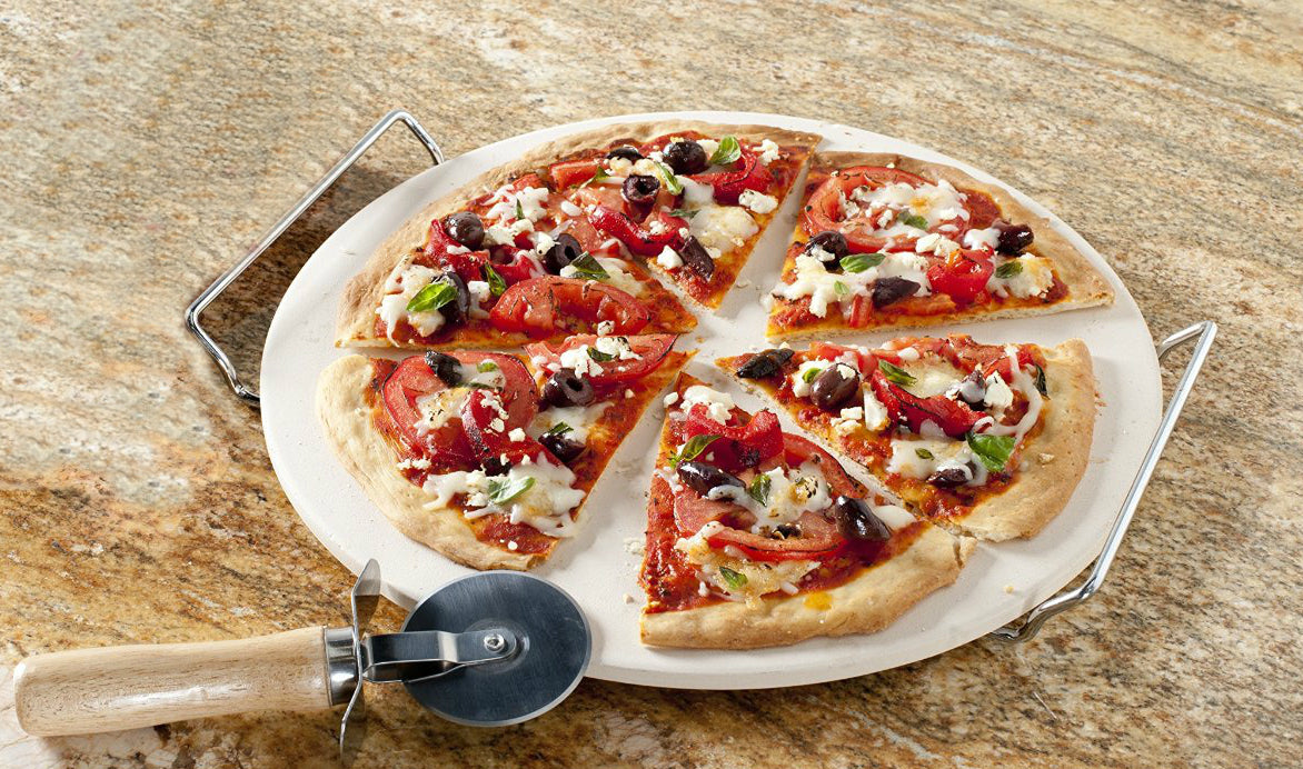 Buy nordic ware 3 piece pizza stone set - Online store for kitchen tools and gadgets, accessories in USA, on sale, low price, discount deals, coupon code