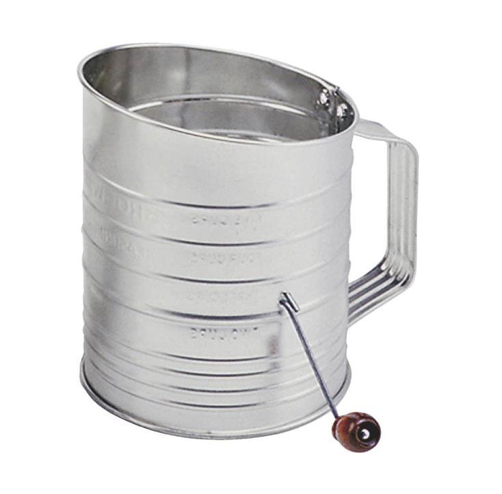 Norpro 137 Crank Tin Sifter, 5-Cup