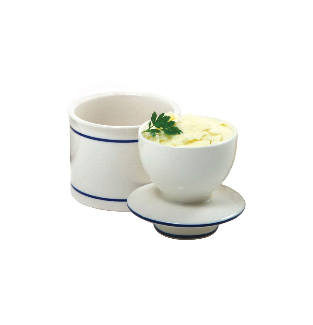 Norpro 284 Stoneware Butter Keeper, 4" x 3-3/4"