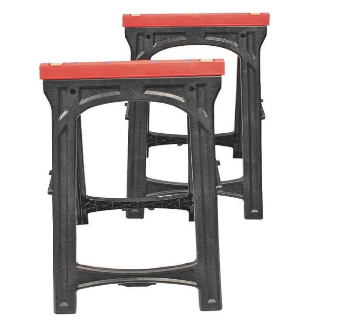 North American Tool 52229 Folding Sawhorses Hold, 33.07" x 23.03" x 16.14"