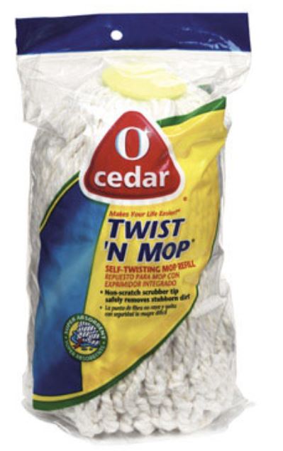 O' Cedar 135857 Twist 'N Mop Cotton Refill