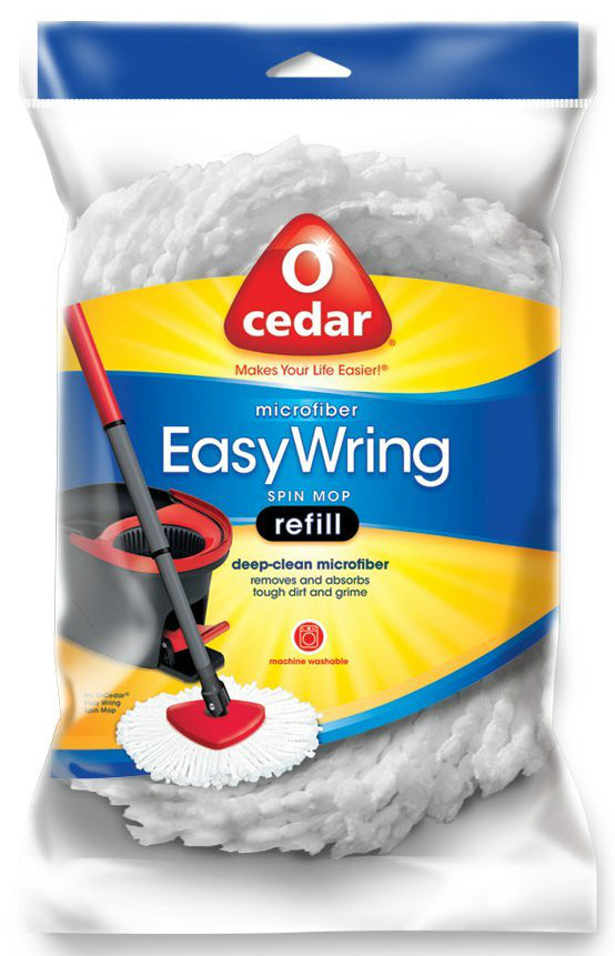 O'Cedar 148474 Easy Wring Spin Mop Refill, Microfiber