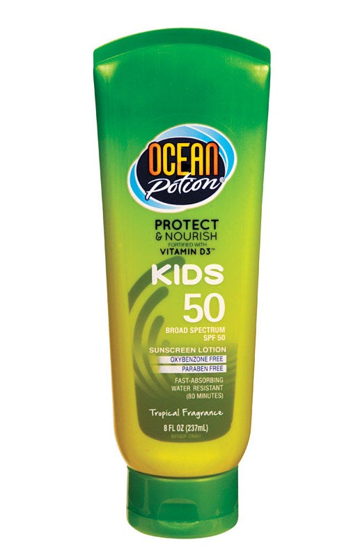 Ocean Potion 80182 Kids Sunblock Lotion, SPF 50, 8 Oz