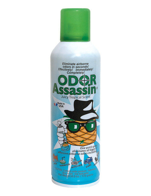 Odor Assassin 124951 Juicy Tropical Scent Odor Eliminator, 6 Oz