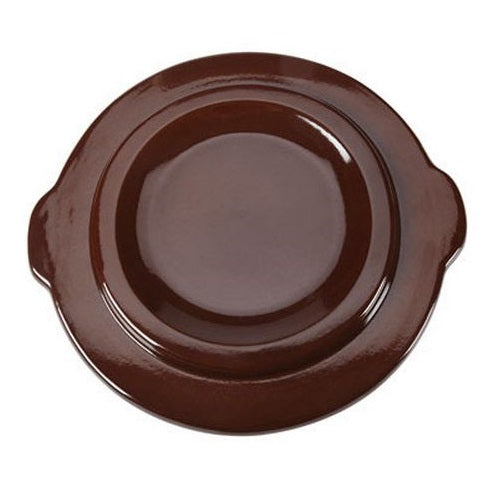 Ohio Stoneware 11624 Crock Cover, 3 Gallon, Brown