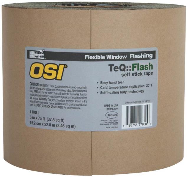 OSI 1022835 WINTeQ TeQ-Flash Flexible Window and Door Flashing Tape