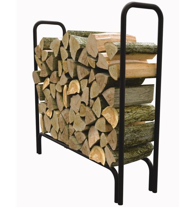 Deluxe Outdoor Log Rack, 4' on sale, bulk fireplace accessories at low ...