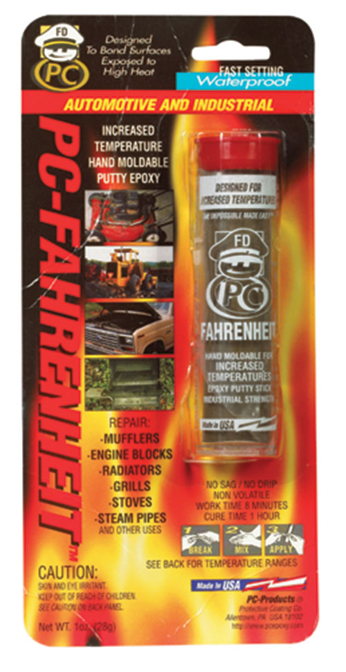Protective Coating 025543 PC-Fahrenheit Moldable Epoxy Putty, 1 Oz.
