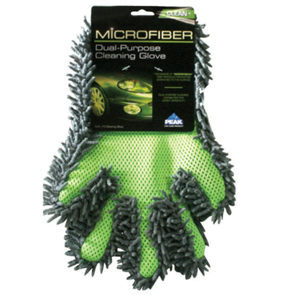 Peak PKC0GM Dual Purpose Cleaning Glove, Microfiber