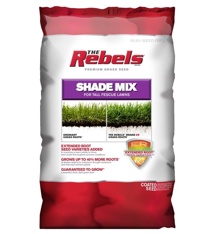 Pennington 100526877 The Rebels Tall Fescue Shade Mix Grass Seed, 20 Lbs
