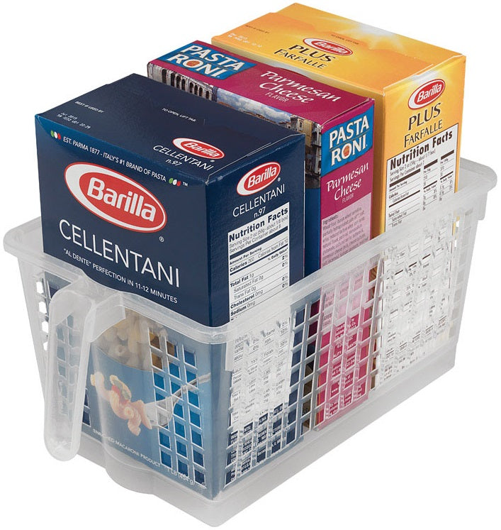 Perfect Pantry 52130 Polypropylene Handy Basket, Large, Clear