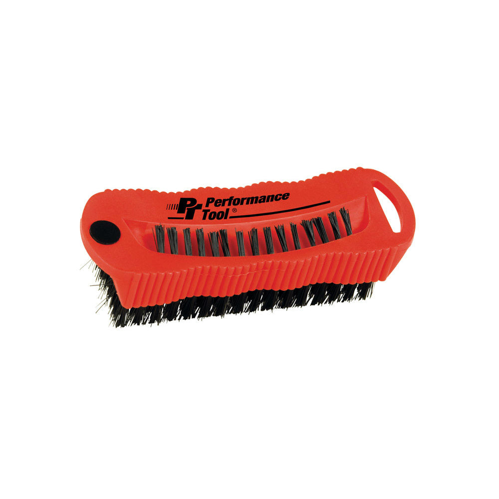 Performance Tool W9163 Nail And Hand Brush, Red