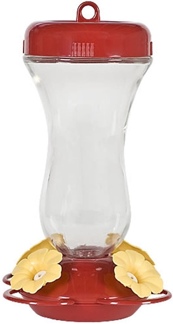 Perky-Pet 131TF Glass Top Fill Hummingbird Feeder, 16 Oz