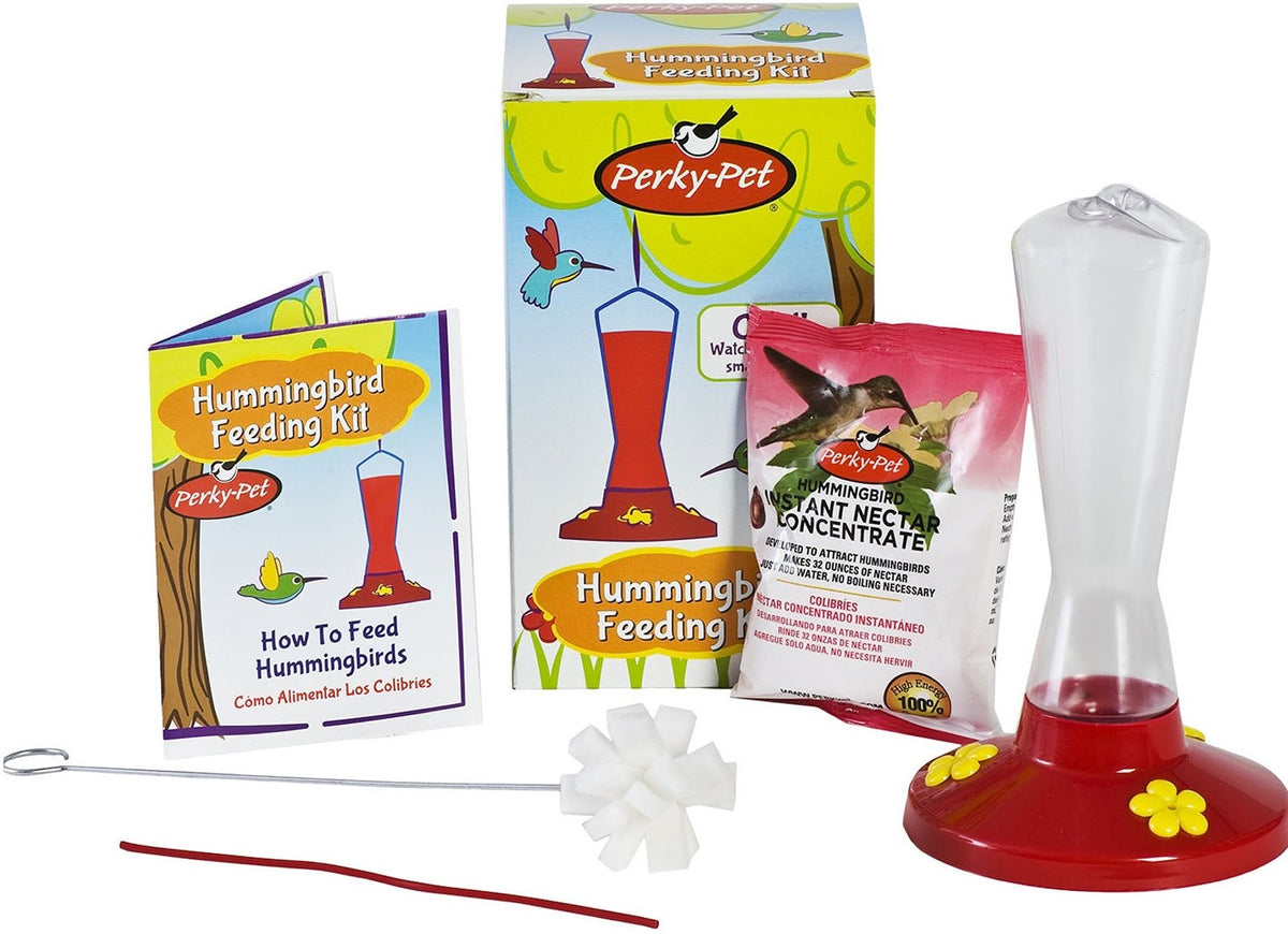Perky-Pet 211PK Hummingbird Feeding Kit, 8 Oz
