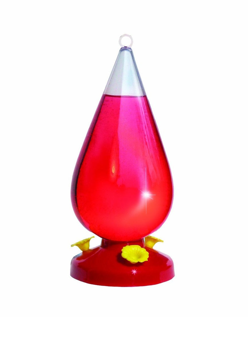 Perky-Pet 273 Dew Drop Plastic Hummingbird Feeder, 32 Oz