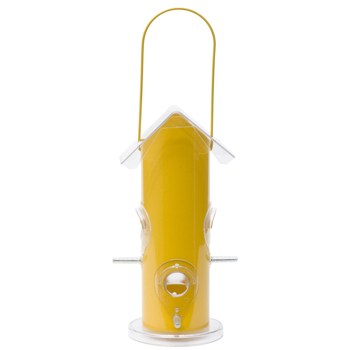 Perky-Pet 390 Yellow Metal Tube Wild Bird Feeder