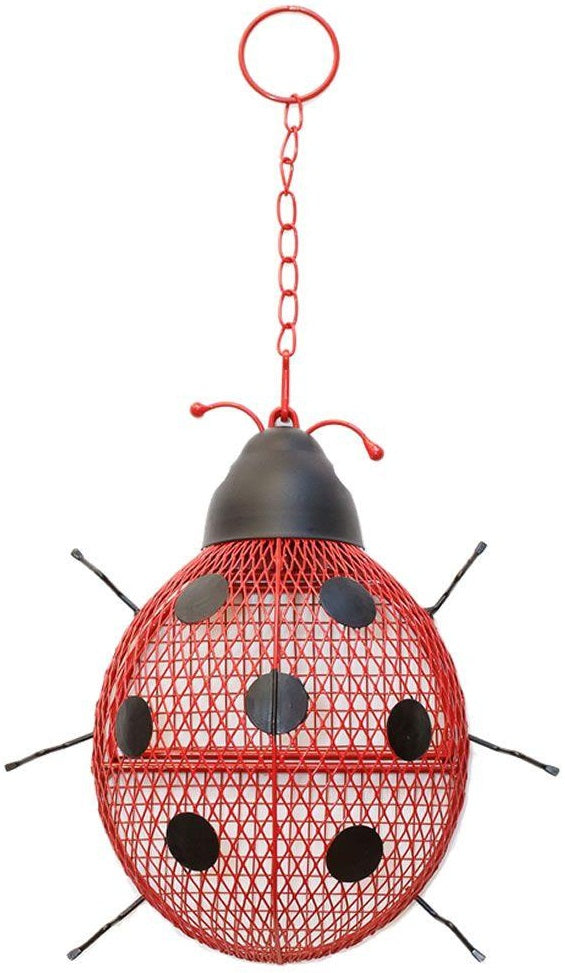 Perky-Pet RSB00344 NO/NO Ladybug Mesh Wild Bird Feeder, 6 lbs