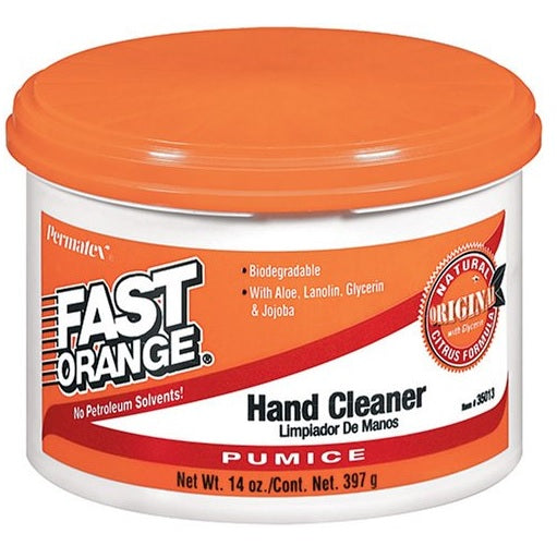 Permatex 35013 Fast Orange Pumice Cream Hand Cleaner, 14 Oz