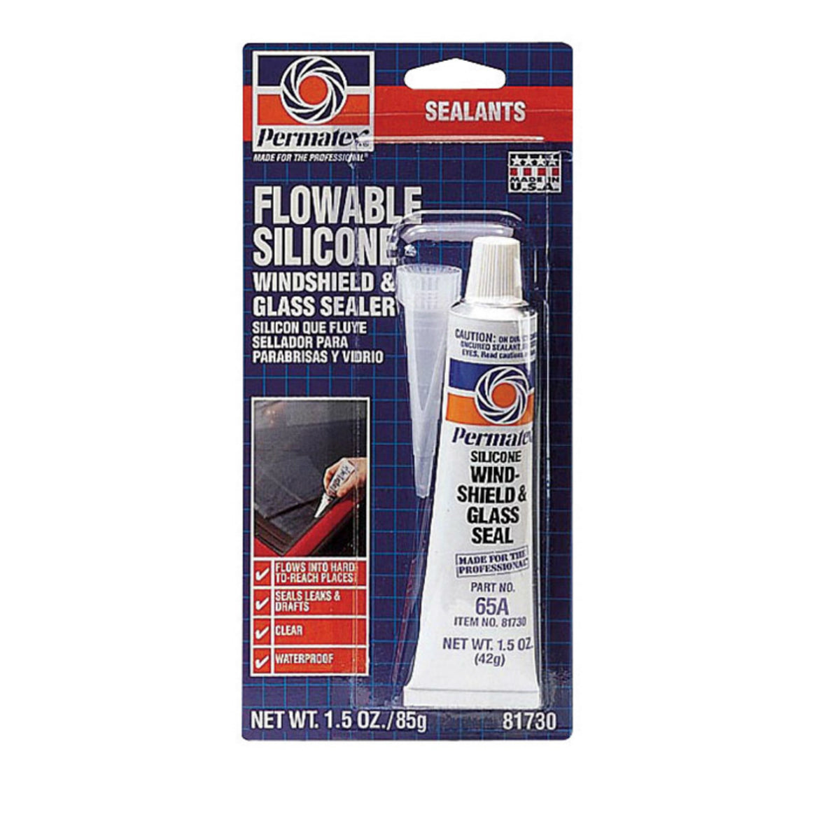 Buy permatex 81730 flowable silicone windshield and glass sealer, 1.5 oz. - Online store for lubricants, fluids & filters, gasket in USA, on sale, low price, discount deals, coupon code