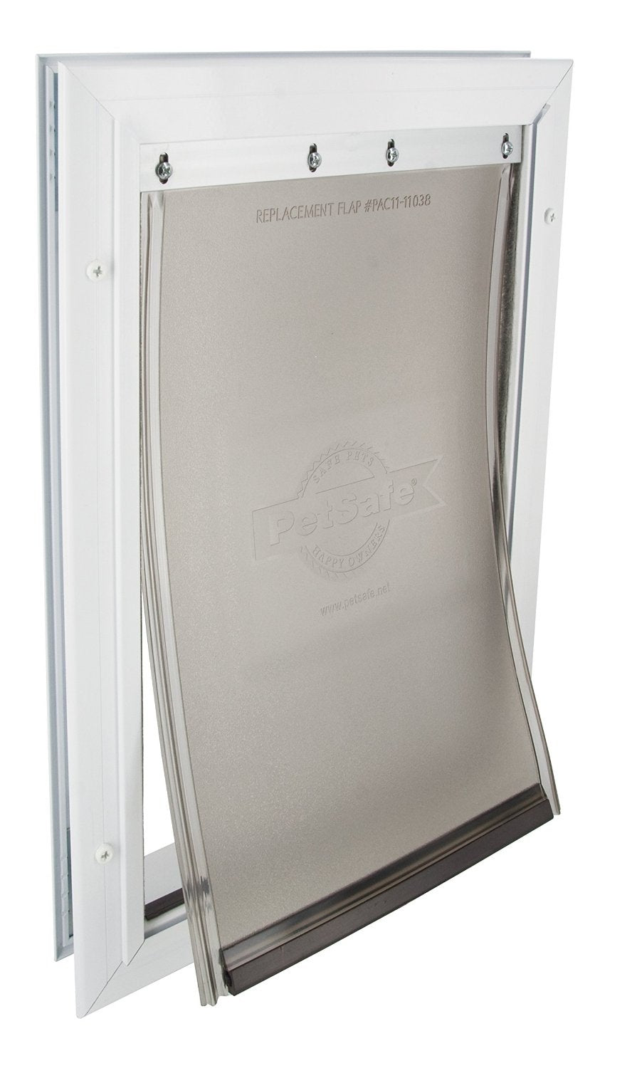 Pet Safe PPA00-10860 Medium Aluminum Pet Door, White