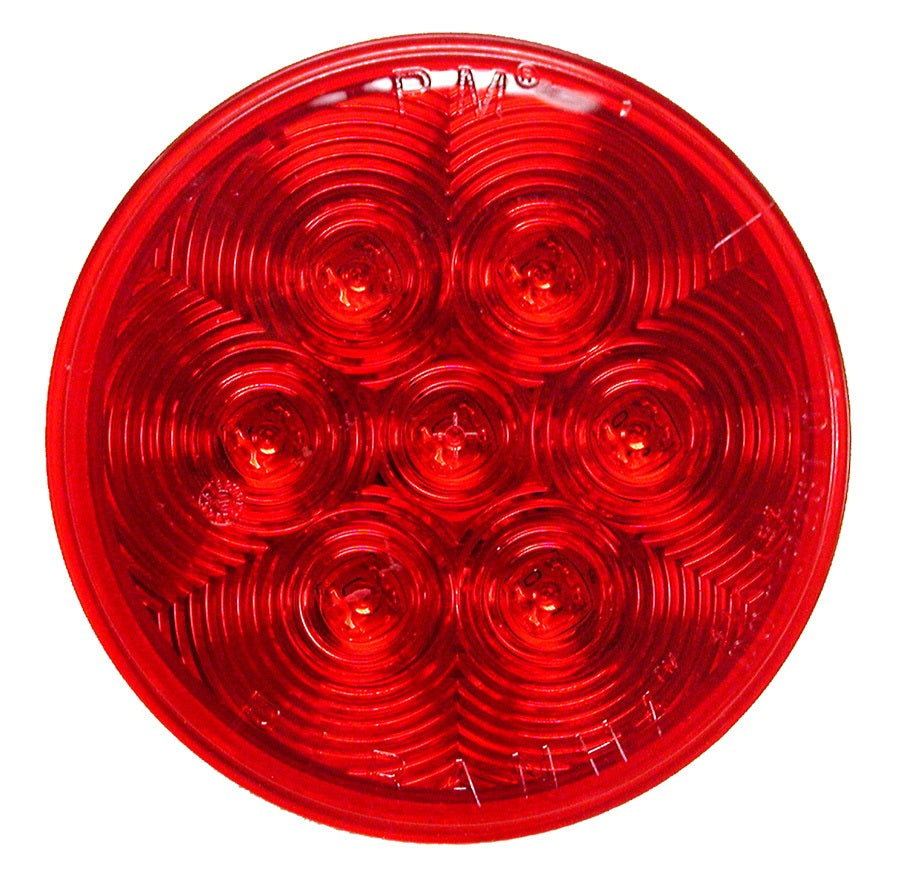Peterson V826KR-3 LED Stop Light Kit, Red, 4" Round