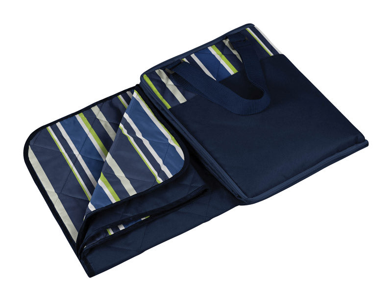 Picnic Time 821-00-138 Outdoor Polyester Blanket, Navy Blue