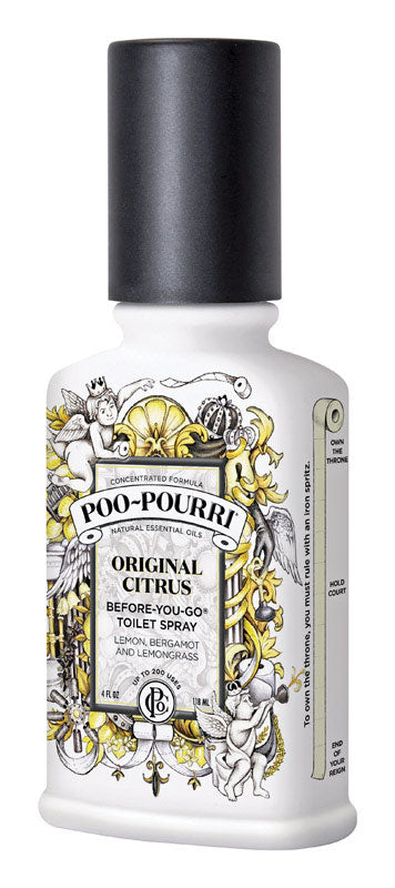 Poo Pourri PP-004-CB Odor Eliminator, 4 Oz, Citrus Scent