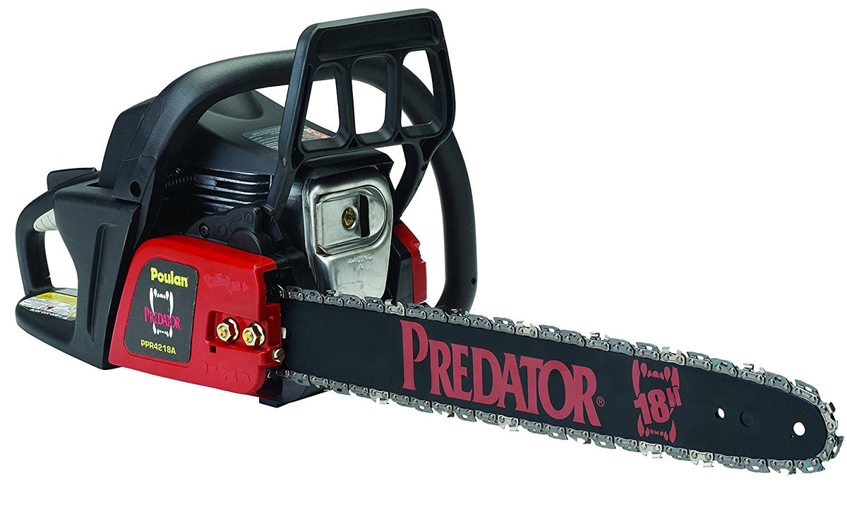 Poulan PPR4218 Predator Medium Duty Chain Saw, 18"