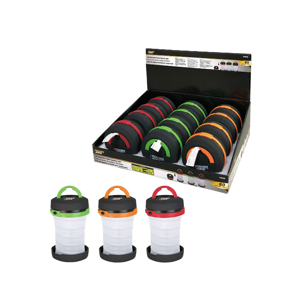 Power Zone LP-6358 Lightingpass Pocket Collapsible Lantern, 60 Lumens