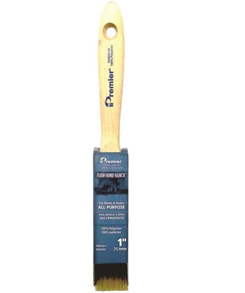 Premier Paint Roller FHR00138 Farm Home Ranch Flat Sash Paint Brush, 1"