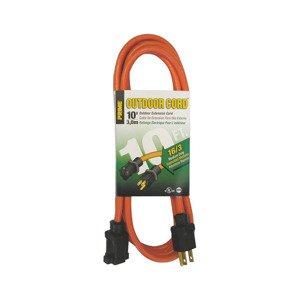 Prime EC501610 Outdoor Extension Cord, 10'