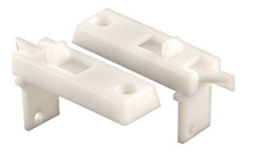 Prime Line 172434-W pring Loaded Sliding Window Tilt Latch, White, 1-Pair