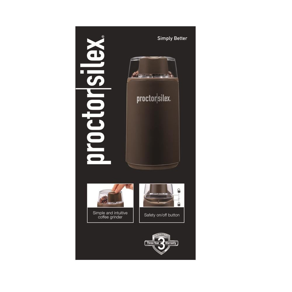 Proctor Silex 80300PS Coffee Grinder, Brown