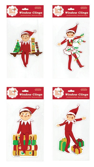Product Works 62701 Elf on the Shelf Window Clings, 6" x 10"